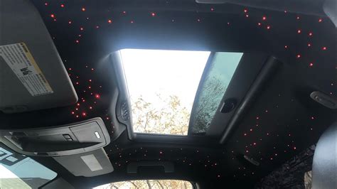 Can you put stars in sunroof?
